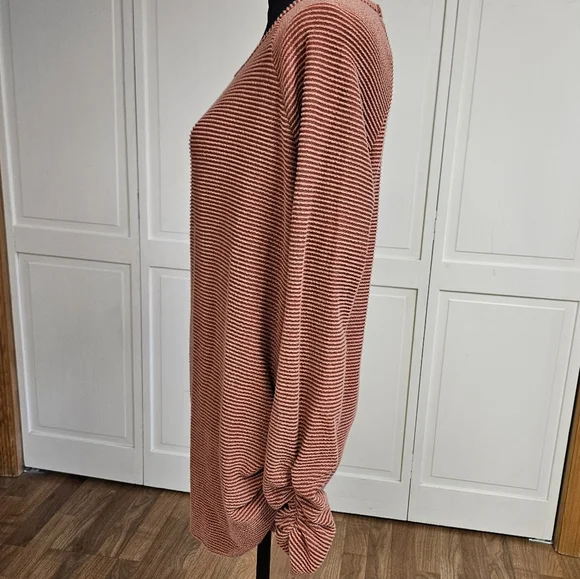 Vanilla Bay women's large rust orange long sleeve tunic - Picture 5 of 8